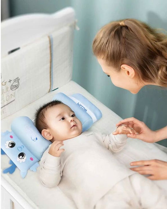 Orthopedic Baby Head Shaping Pillow – Soft & Safe for Newborns