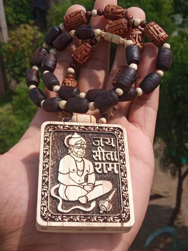 Tulsi Kanthi Mala with Hanuman Locket – Buy 1 Get 1 Free