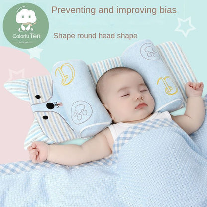 Orthopedic Baby Head Shaping Pillow – Soft & Safe for Newborns